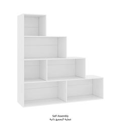 vidaXL Engineered Wood Room Divider/Book Cabinet (155 x 24 x 160 cm, White)
