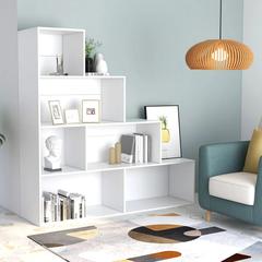 vidaXL Engineered Wood Room Divider/Book Cabinet (155 x 24 x 160 cm, White)