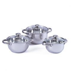 Essential 6-Piece Cooking Pot (Chrome)