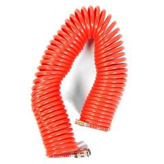 Gentlin Spiral Air Hose with Fitting (150 x 0.6 x 0.8 cm , Orange)