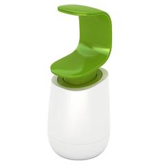 Joseph & Joseph JJ-85053 C-Pump Soap Dispenser (19 x 8.5 x 8.5 cm, Green/White)