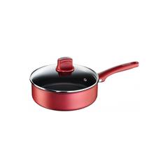 Tefal Character Saute Pan with Lid (24 cm, Red)