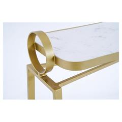 Pan Emirates Claymore Metal & Marble Console Table (153 x 43 x 78 cm)