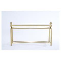 Pan Emirates Claymore Metal & Marble Console Table (153 x 43 x 78 cm)
