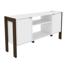 Danube Home Tarsus TV Stand Unit (White/Walnut)
