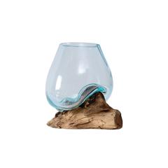 Pan Emirates Thy Wood & Glass Terrarium (15 x 15 x 14 cm)