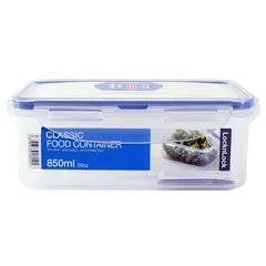 Lock & Lock Rectangular Plastic Food Container (850 ml)