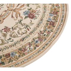 Round Tapestry Rug (120 cm, Multicolored)