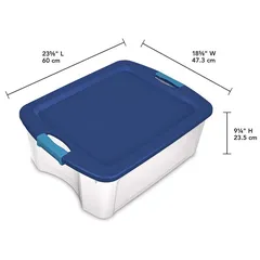 Sterilite Storage Box (Clear, 45 L)