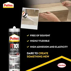 Pattex FT101 All Purpose Sealant & Multipurpose Adhesive (380 g)