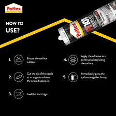 Pattex FT101 All Purpose Sealant & Multipurpose Adhesive (380 g)
