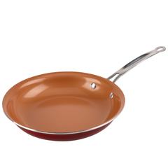 Red Copper Ceramic Fry Pan (10 inch)