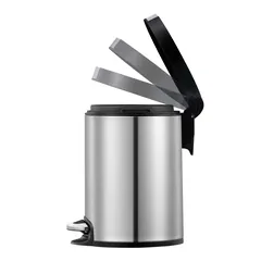 Eko Artistic Stainless Steel Step Bin (5 L)