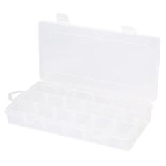 Maxworks Small 18-Compartment Storage Box (25 cm, White)