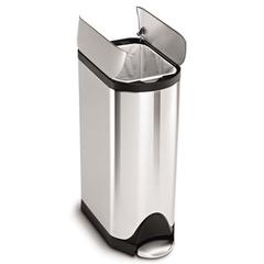 Simple Human Steel Butterfly Lid Pedal Bin (30 L)
