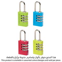 Master Lock Aluminium Combination Padlock (2 x 5.5 x 0.9 cm, Assorted Color)