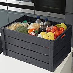 Strata Plastic Folding Crate (59 x 39 x 30 cm)