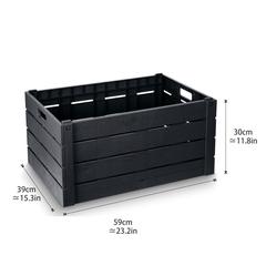 Strata Plastic Folding Crate (59 x 39 x 30 cm)