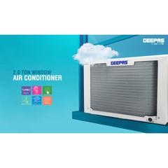 Geepas Window Air Conditioner, GACW2488TCU (900 W, 2 Ton)