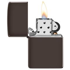 Zippo Classic Windproof Lighter, 49180 (Brown Matte)