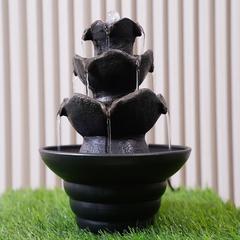 Pan Emirates Wolda Polyresin Table Fountain W/LED (22 x 22 x 24 cm)