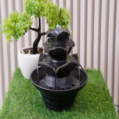 Pan Emirates Wolda Polyresin Table Fountain W/LED (22 x 22 x 24 cm)
