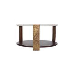 Pan Emirates Lanham Metal & Marble Coffee Table (92 x 94 x 44 cm)