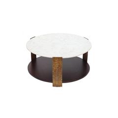 Pan Emirates Lanham Metal & Marble Coffee Table (92 x 94 x 44 cm)