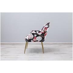 Pan Emirates Crisma Fabric & Metal Accent Chair (74 x 74 x 80 cm)