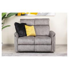 Konstable 2-Seater Fabric & Metal Recliner Sofa Pan Emirates