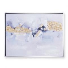 Pan Emirates Colas Hand Painted Canvas Frame (120 x 90 cm, Gold)