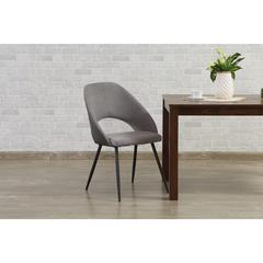 Pan Emirates Endicott Fabric & Metal Dining Chair (57 x 60 x 95 cm)