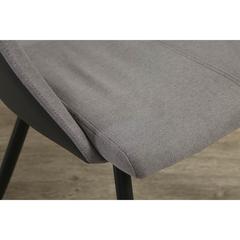 Pan Emirates Endicott Fabric & Metal Dining Chair (57 x 60 x 95 cm)