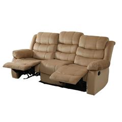 Buy Pan Emirates Silvershine 3 Seater Velvet Fabric Recliner Sofa