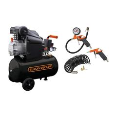 Black + Decker Air Compressor W/ 50 L Tank & Air Tools Kit (116 PSI, 230 V)