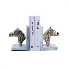 Horse Head Bookend (12 x 34 x 18 cm, Gold)