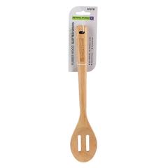 Royalford Rubber Wood Slotted Spoon (30 x 6 cm)