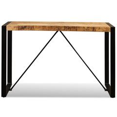vidaXL Dining Table Solid Rough Mango Wood 120 cm