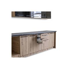 Pan Emirates Ninfa Kitchen Cabinet Melamine (Gray)