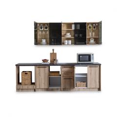 Pan Emirates Ninfa Kitchen Cabinet Melamine (Gray)