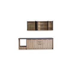 Pan Emirates Ninfa Kitchen Cabinet Melamine (Gray)