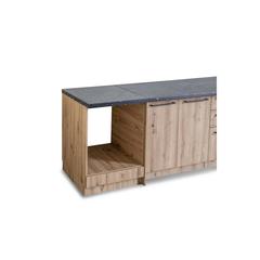 Pan Emirates Ninfa Kitchen Cabinet Melamine (Gray)