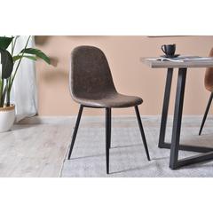 Buy Pan Emirates Tangerli PU Metal Dining Chair 44 x 52 x 88 cm