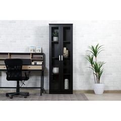 Pan Emirates Heroy Panel Board & Glass Book Case (61 x 31 x 183 cm)