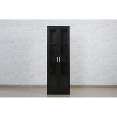 Pan Emirates Heroy Panel Board & Glass Book Case (61 x 31 x 183 cm)