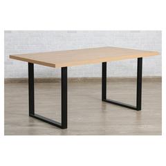 Pan Emirates Fernando Panel Board & Metal 6-Seater Dining Table (161 x 90 x 75 cm)