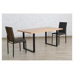 Pan Emirates Fernando Panel Board & Metal 6-Seater Dining Table (161 x 90 x 75 cm)