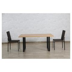 Pan Emirates Fernando Panel Board & Metal 6-Seater Dining Table (161 x 90 x 75 cm)