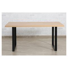 Pan Emirates Fernando Panel Board & Metal 6-Seater Dining Table (161 x 90 x 75 cm)