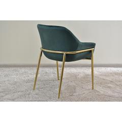 Pan Emirates Docien Fabric & Metal Dining Chair (68 x 65 x 79 cm)